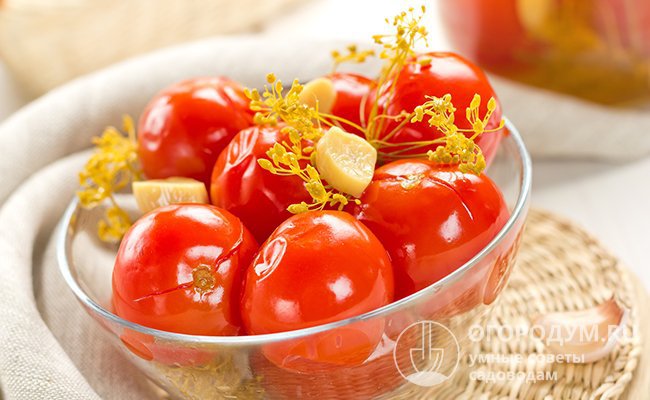«Бочковые» соленые помидоры