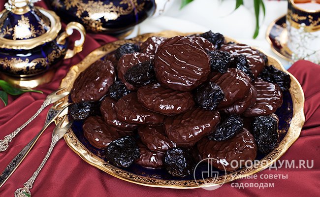 «Сливы в шоколаде» домашнего приготовления – полезная сладость и украшение десертного стола