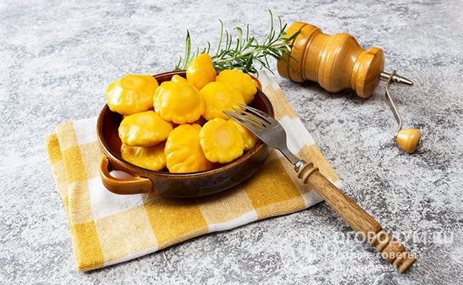 Маринованные патиссоны – пошаговый рецепт приготовления с фото