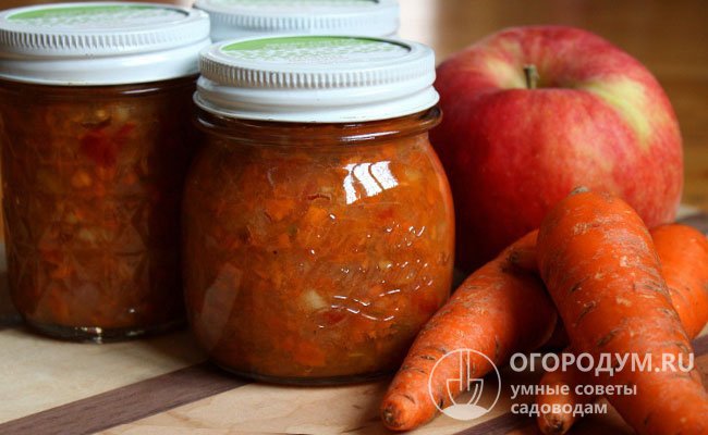 В десертных заготовках сочная морковь отлично сохраняет текстуру, имеет яркий цвет, приятный аромат и легкую, не приторную сладость; прекрасно сочетается с яблоками, цитрусами, имбирем и пряностями