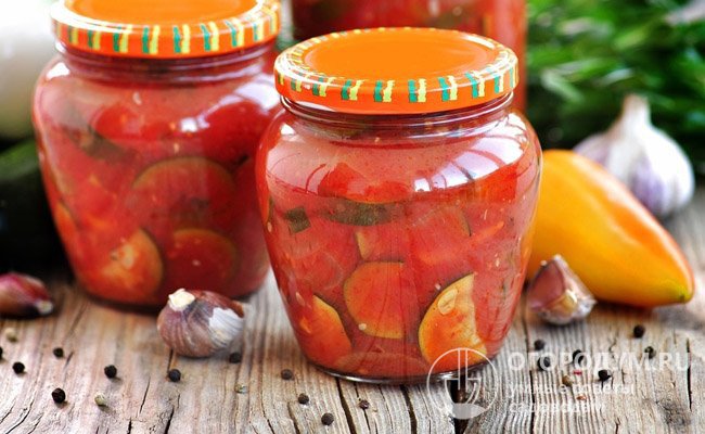 Рецепт из кабачков с помидорами и сладким болгарским перцем
