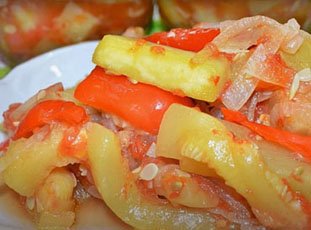 Лечо из кабачков на зиму: вкусные рецепты