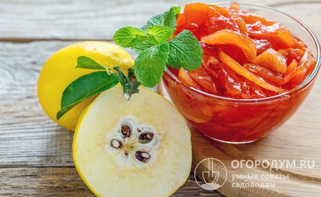 Ароматное варенье из айвы с лимоном – деликатесный десерт с высоким содержанием питательных и полезных веществ