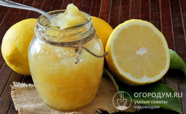 Варенье из лимона с кожурой рецепт с фото пошагово