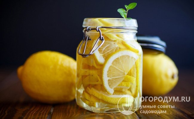 Лимонные дольки «пятиминутка»
