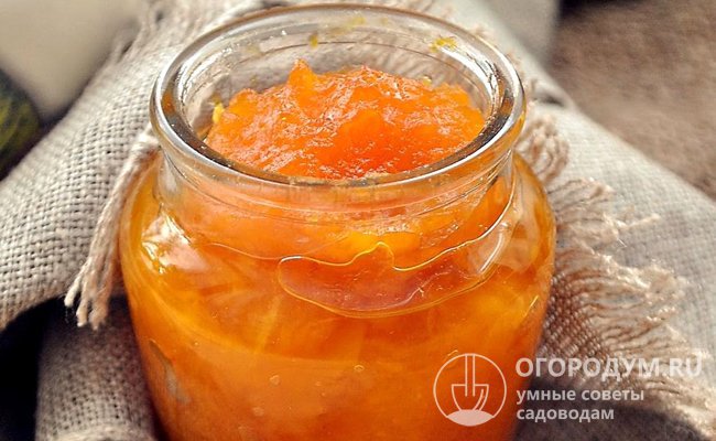 Варенье из морковки с тыквой и апельсином